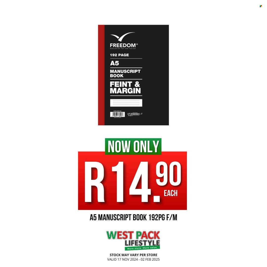 West Pack Lifestyle specials - 17/11/2024 - 02/02/2025. Page 20