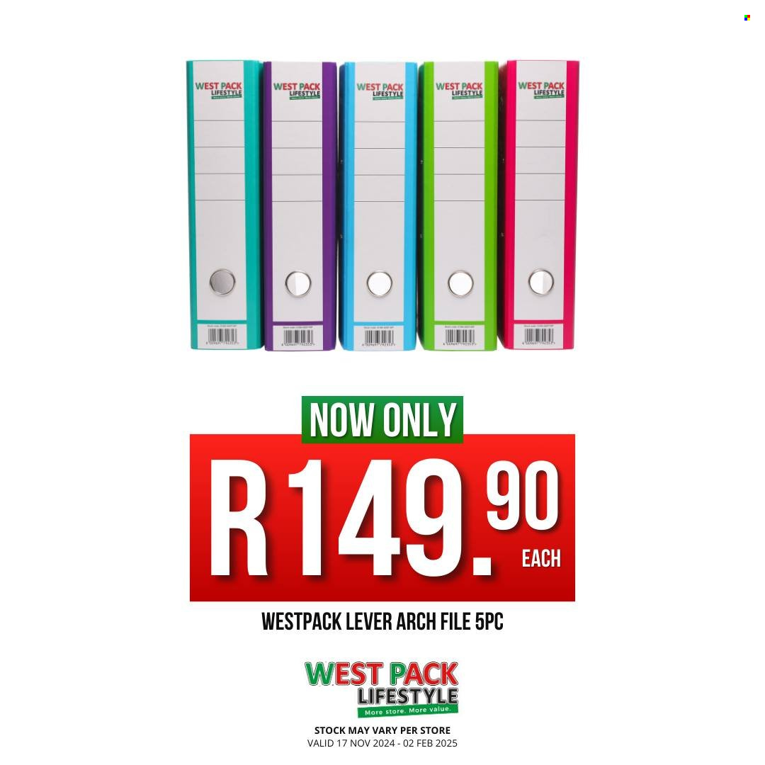 West Pack Lifestyle specials - 17/11/2024 - 02/02/2025. Page 21