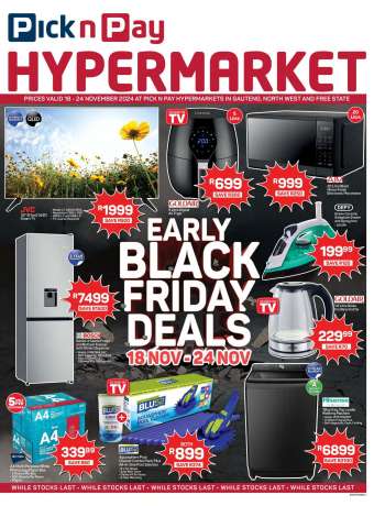 Pick n Pay Hypermarket catalogue  - 18/11/2024 - 24/11/2024.