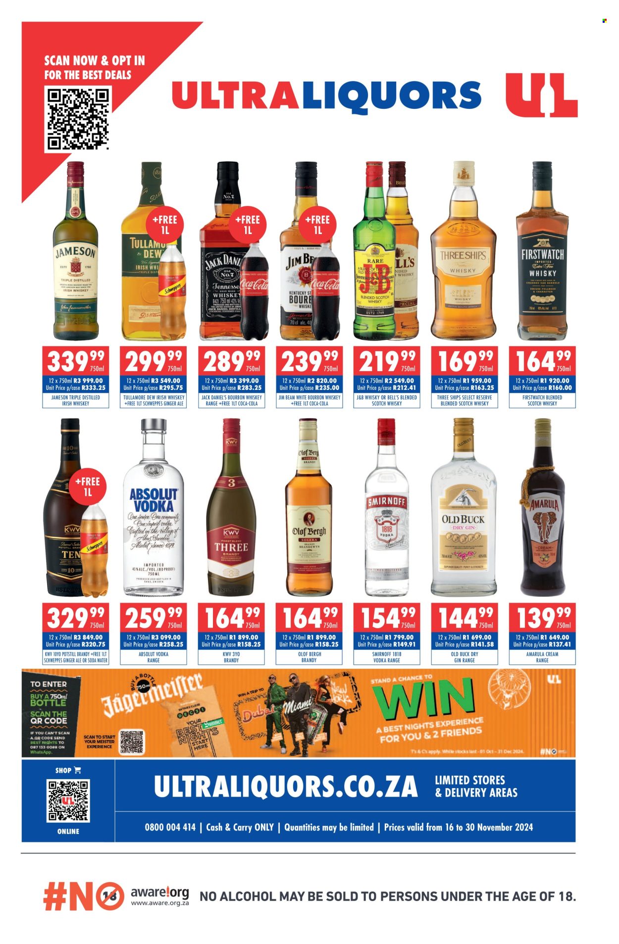 Ultra Liquors specials - 16/11/2024 - 30/11/2024. Page 1