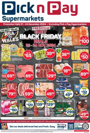 Pick n Pay Supermarket catalogue  - 21/11/2024 - 24/11/2024.