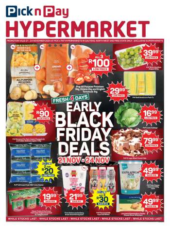 Pick n Pay Hypermarket catalogue  - 21/11/2024 - 24/11/2024.