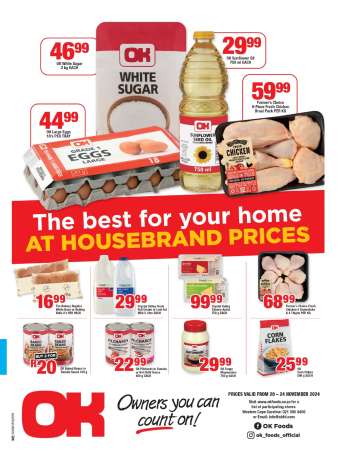 OK Foods catalogue  - 20/11/2024 - 24/11/2024.