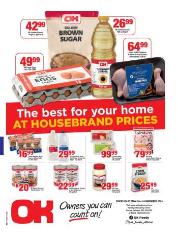OK Foods catalogue  - 20/11/2024 - 24/11/2024.