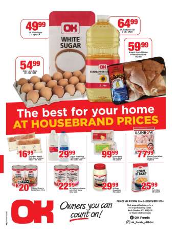OK Foods catalogue  - 20/11/2024 - 24/11/2024.