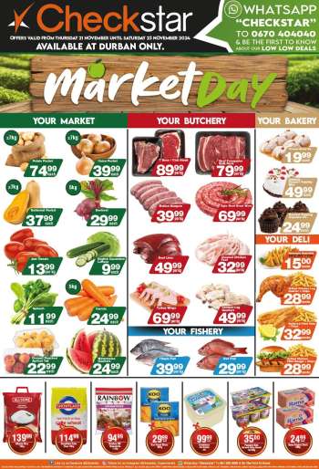 Checkstar catalogue  - 21/11/2024 - 23/11/2024.
