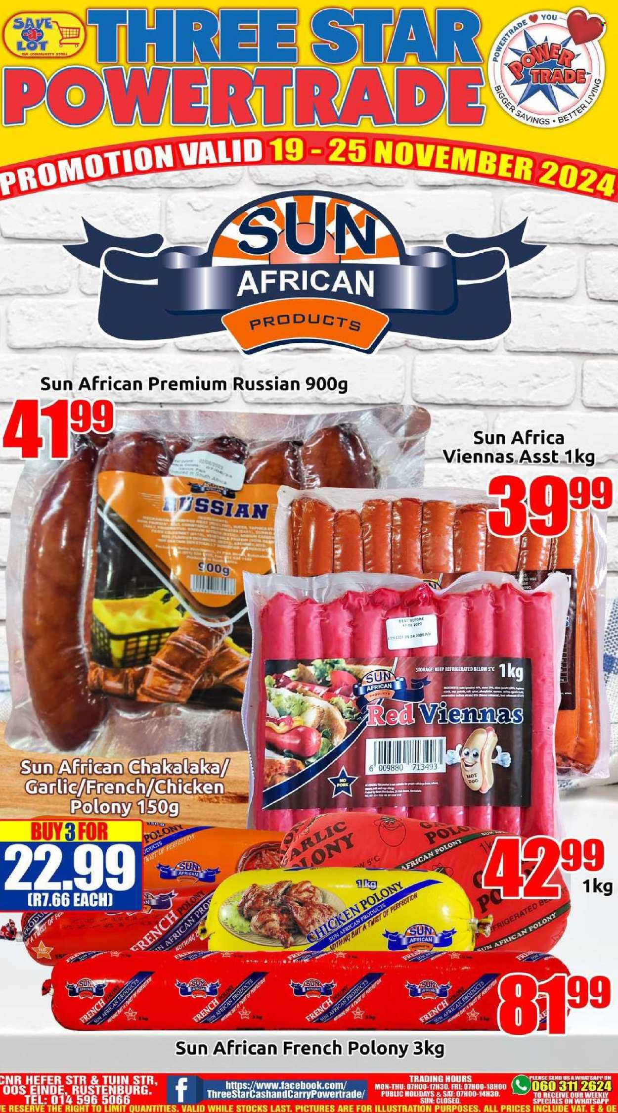 Three Star Cash and Carry specials - 19/11/2024 - 25/11/2024. Page 12
