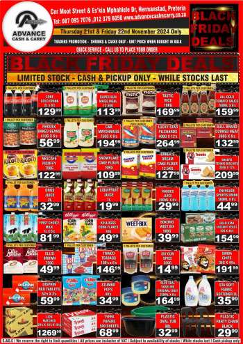 Advance Cash & Carry catalogue  - 21/11/2024 - 22/11/2024.