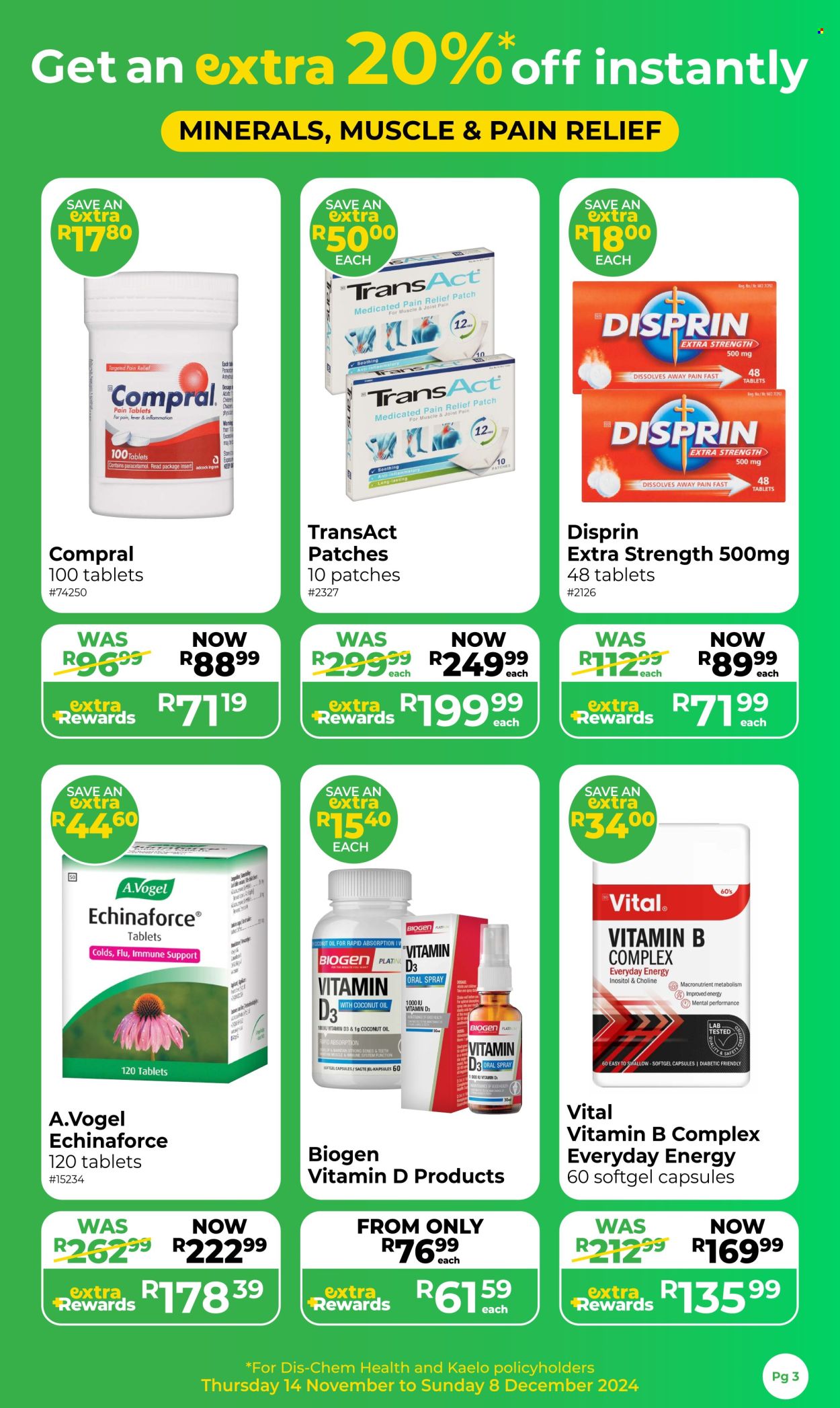 Dis-Chem specials - 14/11/2024 - 08/12/2024. Page 3