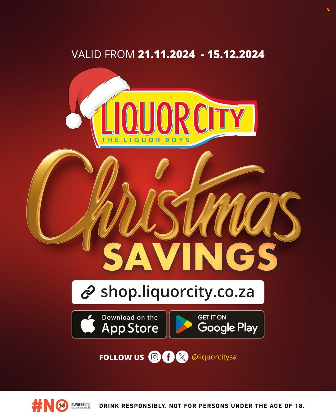 Liquor City specials - 21/11/2024 - 15/12/2024. Page 1