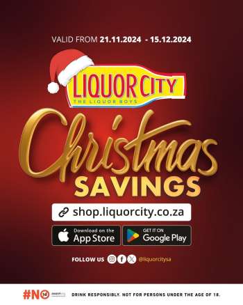 Liquor City catalogue  - 21/11/2024 - 15/12/2024.