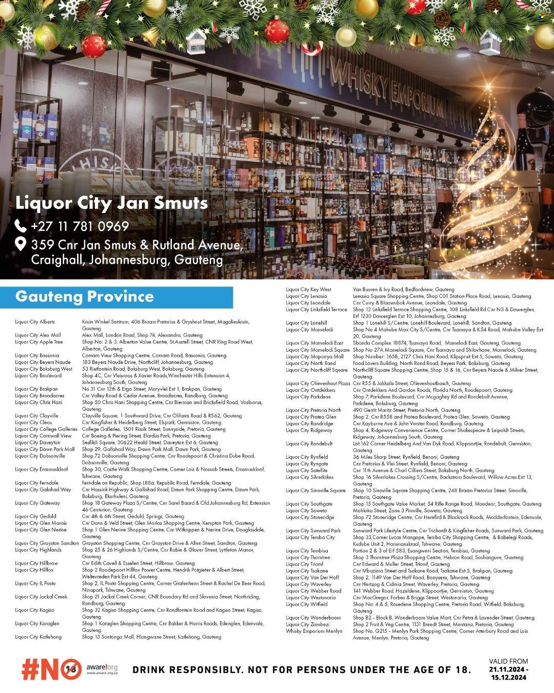 Liquor City specials - 21/11/2024 - 15/12/2024. Page 19