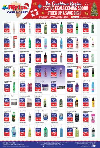 Africa Cash & Carry catalogue  - 21/11/2024 - 27/11/2024.
