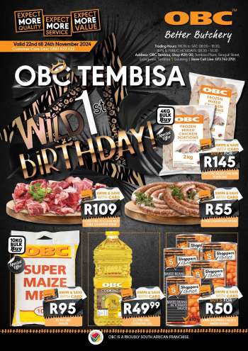 OBC catalogue  - 22/11/2024 - 24/11/2024.