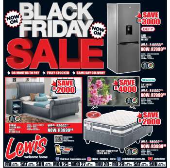 Lewis catalogue  - 22/11/2024 - 01/12/2024.