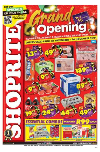 Shoprite catalogue  - 21/11/2024 - 24/11/2024.