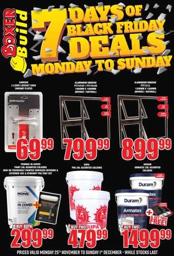 Boxer catalogue  - 25/11/2024 - 01/12/2024.