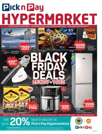 Pick n Pay Hypermarket catalogue  - 25/11/2024 - 01/12/2024.