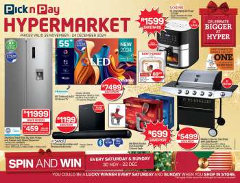 Pick n Pay Hypermarket catalogue  - 25/11/2024 - 24/12/2024.