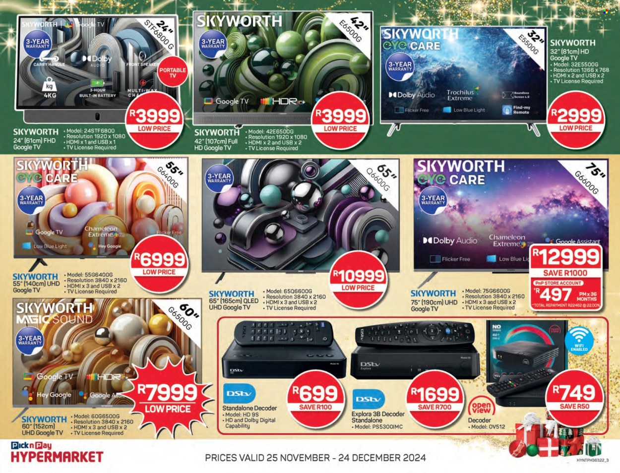 Pick n Pay Hypermarket specials - 25/11/2024 - 24/12/2024. Page 3
