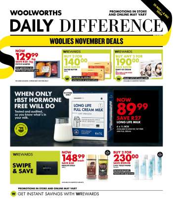 Woolworths catalogue  - 25/11/2024 - 08/12/2024.