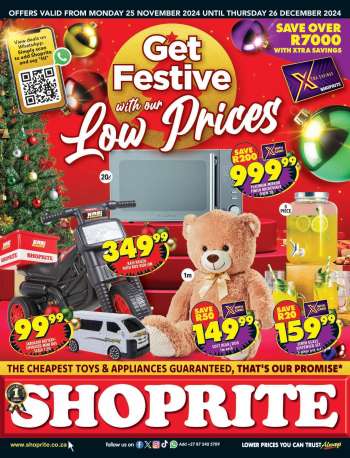 Shoprite catalogue  - 25/11/2024 - 26/12/2024.