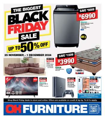 OK Furniture catalogue  - 25/11/2024 - 01/12/2024.
