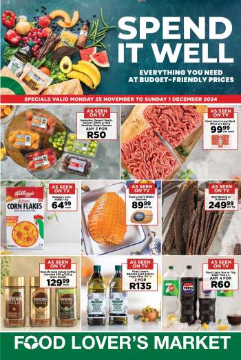 Food Lover's Market catalogue  - 25/11/2024 - 01/12/2024.
