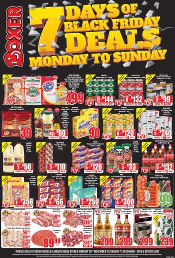 Boxer catalogue  - 25/11/2024 - 01/12/2024.
