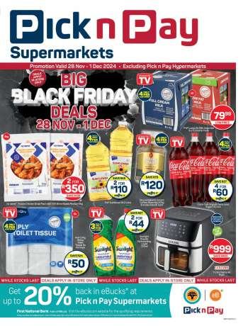 Pick n Pay Supermarket catalogue  - 28/11/2024 - 01/12/2024.