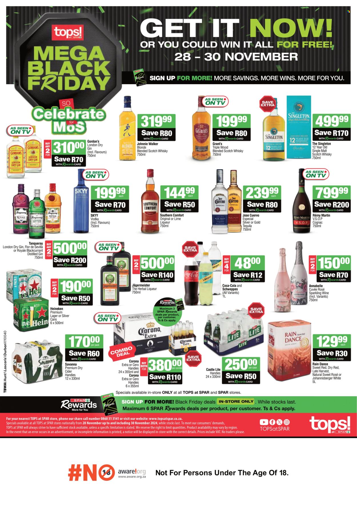 TOPS at SPAR specials - 28/11/2024 - 30/11/2024. Page 1