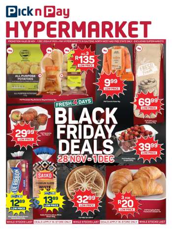 Pick n Pay Hypermarket catalogue  - 28/11/2024 - 01/12/2024.