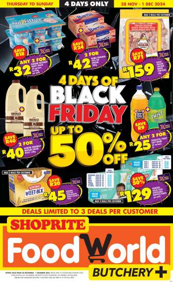 Shoprite catalogue  - 28/11/2024 - 01/12/2024.