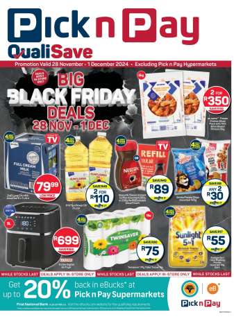 Pick n Pay QualiSave catalogue  - 28/11/2024 - 01/12/2024.