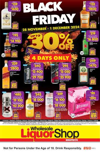Shoprite catalogue  - 28/11/2024 - 01/12/2024.