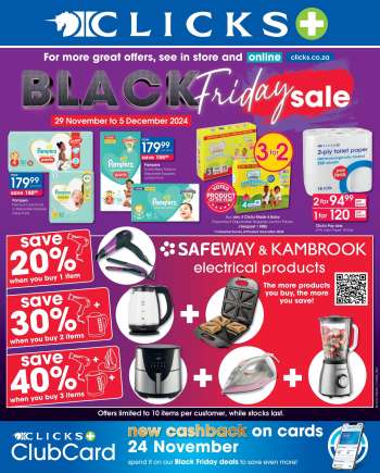 Clicks catalogue  - 29/11/2024 - 05/12/2024.