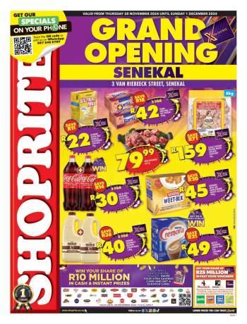Shoprite catalogue  - 28/11/2024 - 01/12/2024.