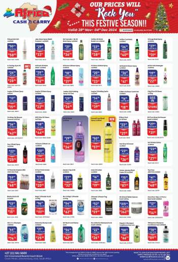 Africa Cash & Carry catalogue  - 28/11/2024 - 04/12/2024.
