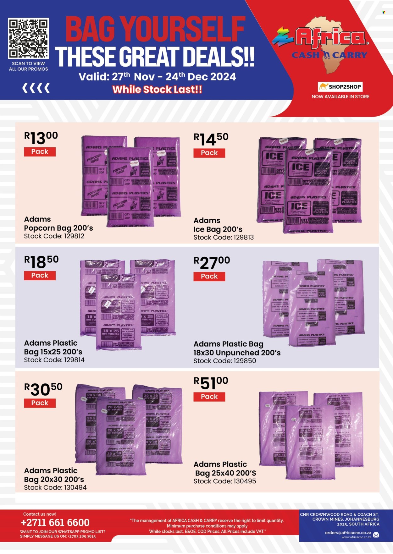 Africa Cash & Carry specials - 27/11/2024 - 24/12/2024. Page 1