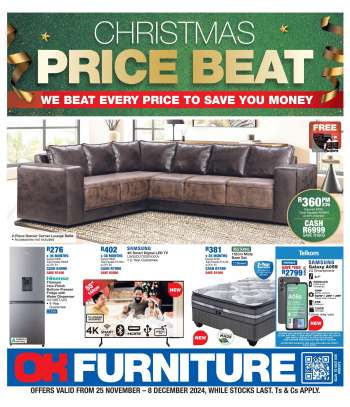 OK Furniture catalogue  - 25/11/2024 - 08/12/2024.