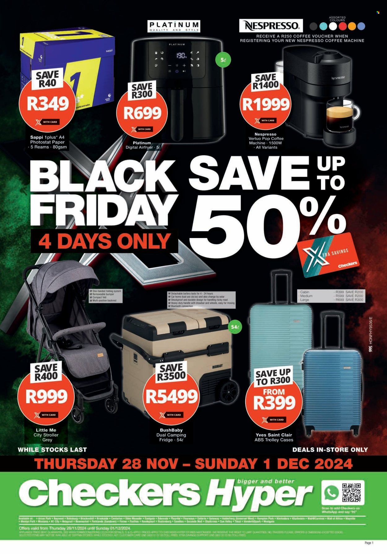Checkers specials - 28/11/2024 - 01/12/2024. Page 1