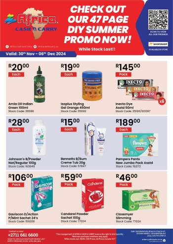 Africa Cash & Carry catalogue  - 30/11/2024 - 06/12/2024.
