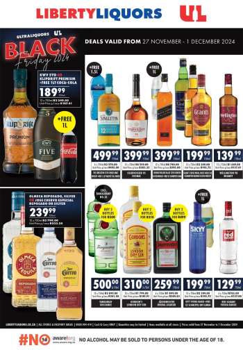 Liberty Liquors catalogue  - 27/11/2024 - 01/12/2024.