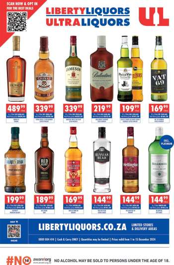 Liberty Liquors catalogue  - 01/12/2024 - 15/12/2024.