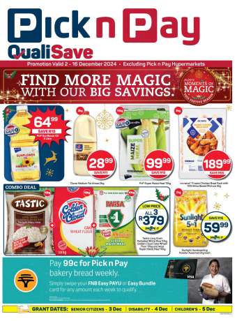 Pick n Pay QualiSave catalogue  - 02/12/2024 - 16/12/2024.
