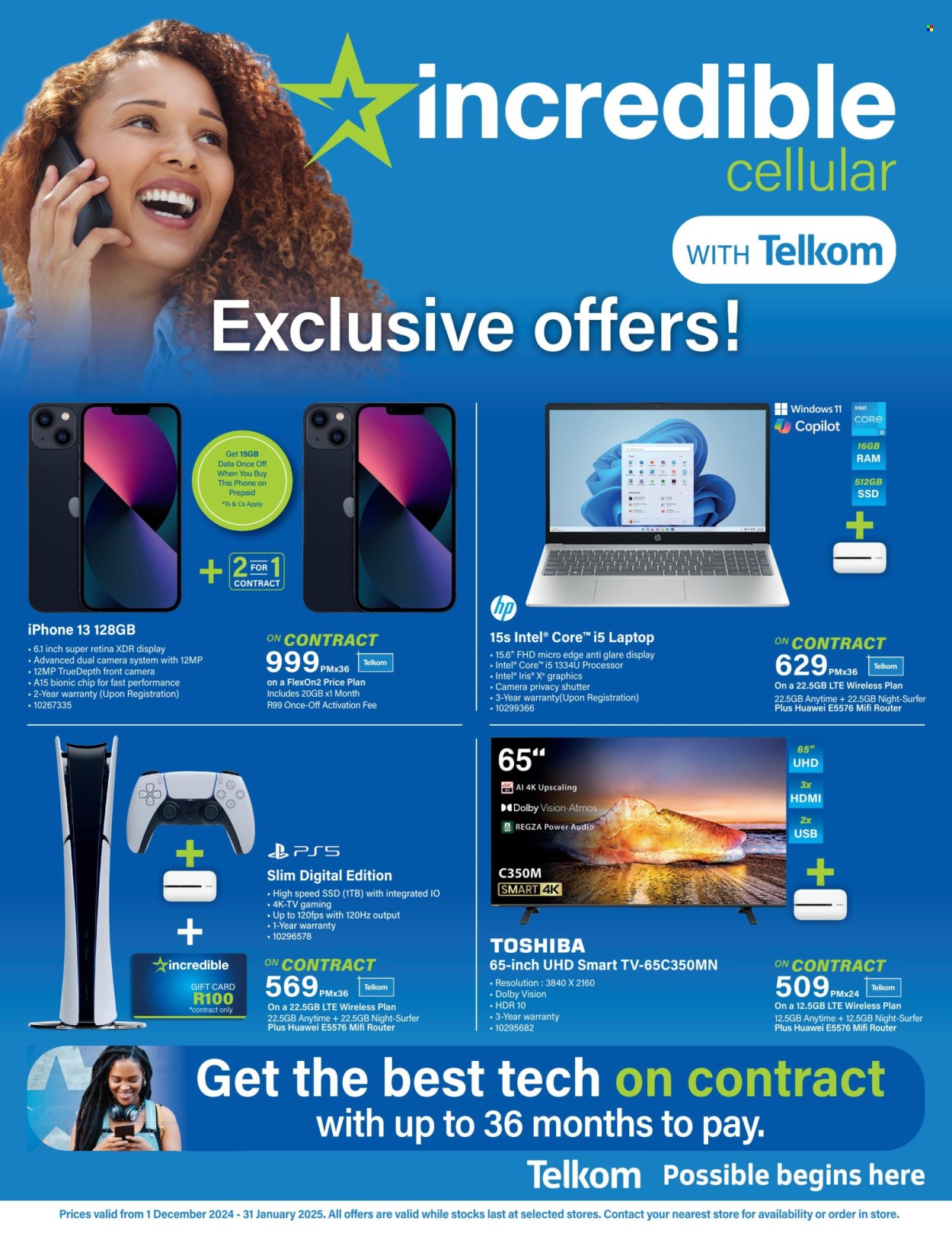 Incredible Connection specials - 01/12/2024 - 31/01/2025. Page 1