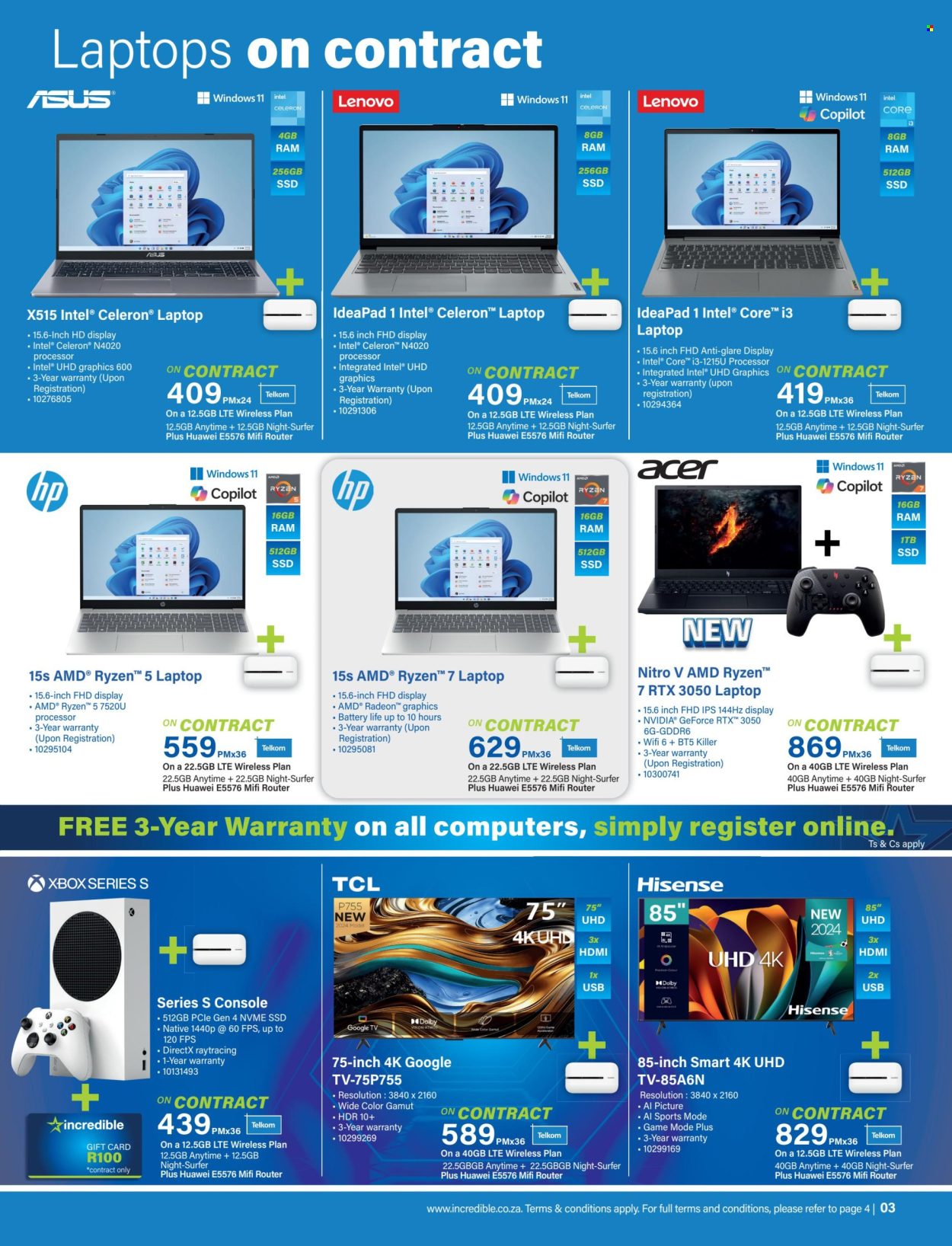 Incredible Connection specials - 01/12/2024 - 31/01/2025. Page 3