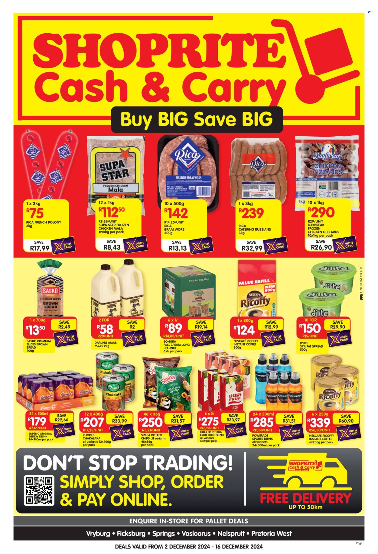 Shoprite specials - 02/12/2024 - 16/12/2024. Page 1