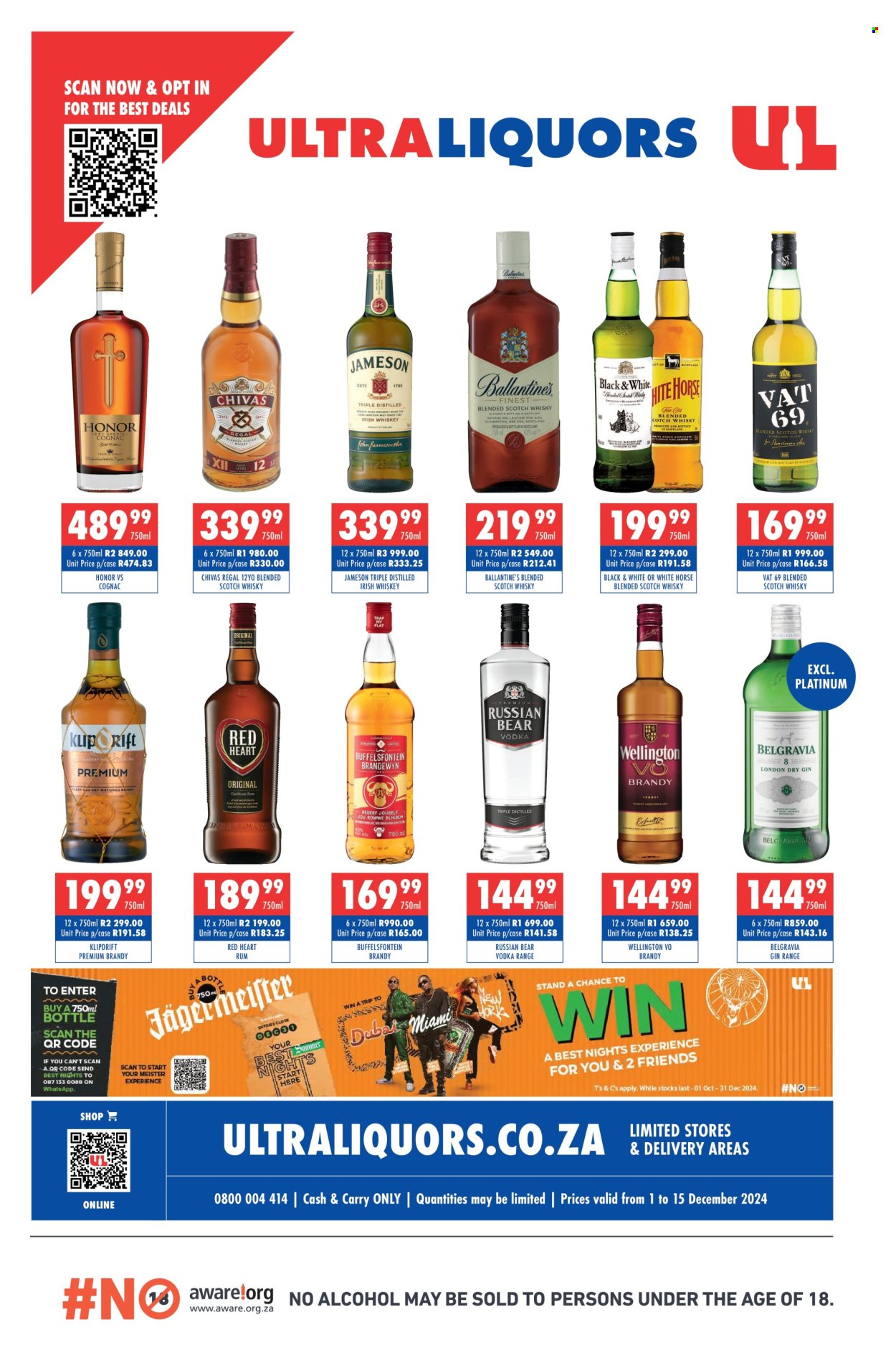 Ultra Liquors specials - 01/12/2024 - 15/12/2024. Page 1
