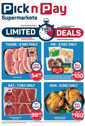 Pick n Pay Supermarket catalogue  - 05/12/2024 - 08/12/2024.